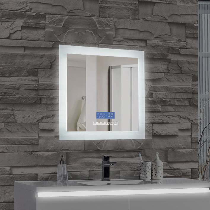 MTDVanities Encore LED Illuminated Bathroom Wall Mirror with BuiltIn
